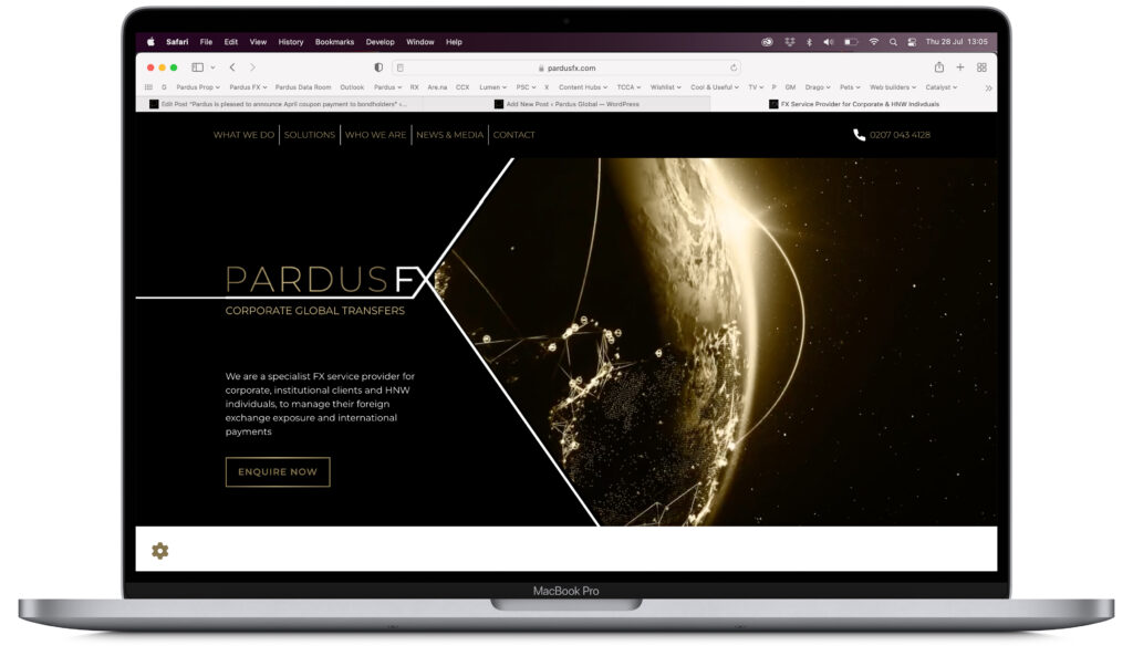 PardusFX website